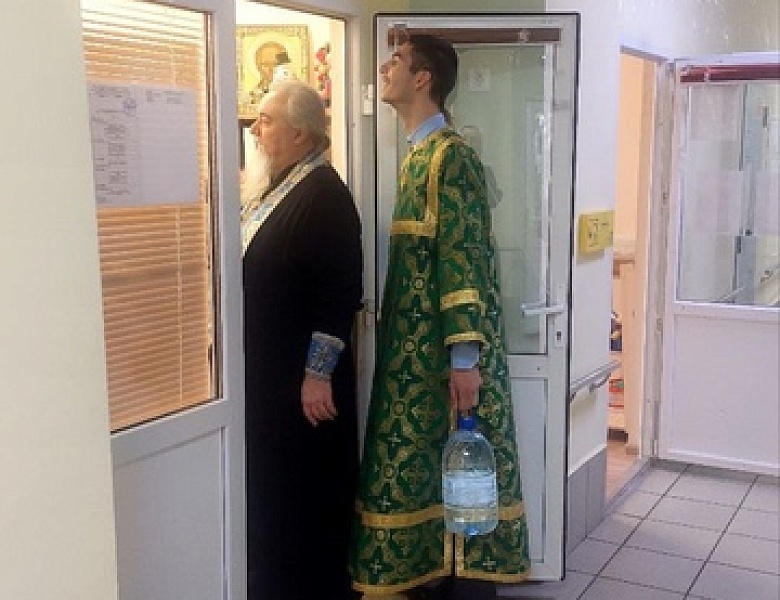 Молебен в Полотняно-Заводском детском доме социального обслуживания 21 января 2025 г.